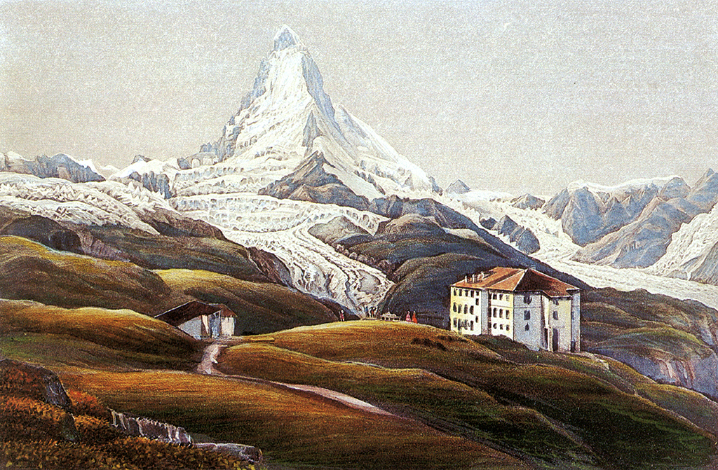 1864 - Riffelhaus Hotel - The Matterhorn